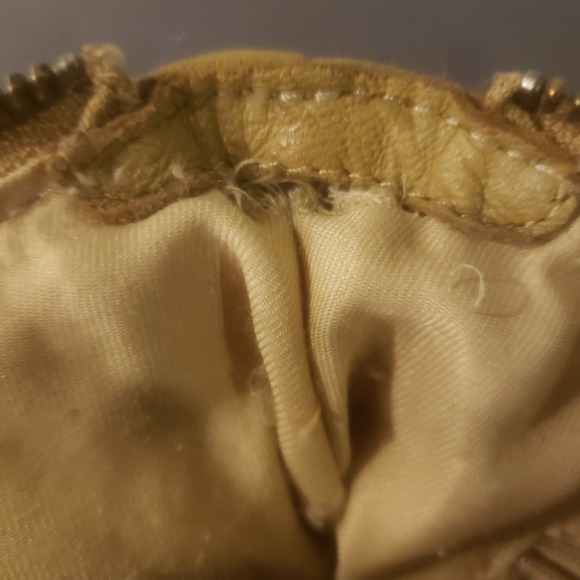 Lucky Brand Tan Leather  Shoulder Bag‎ Purse - Picture 8 of 9